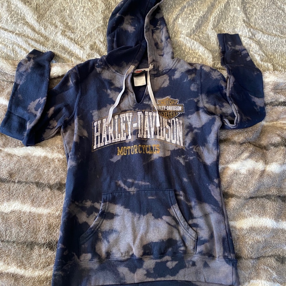 Harley Davidson Tie Dye Hoodie